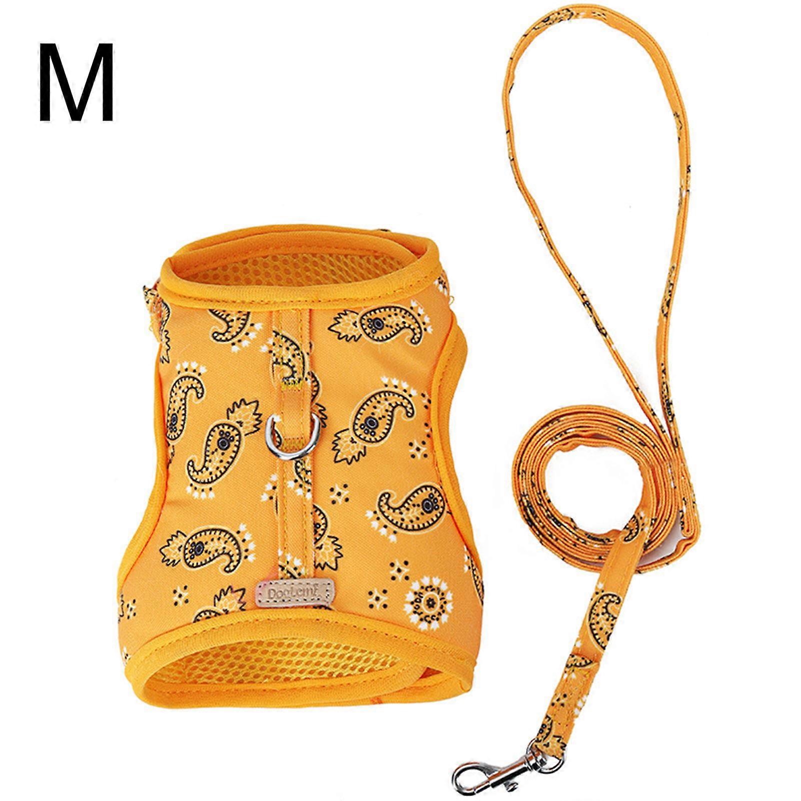 Cat Harness and Leash for Walking Runaway Proof Breathable Adjustable Size