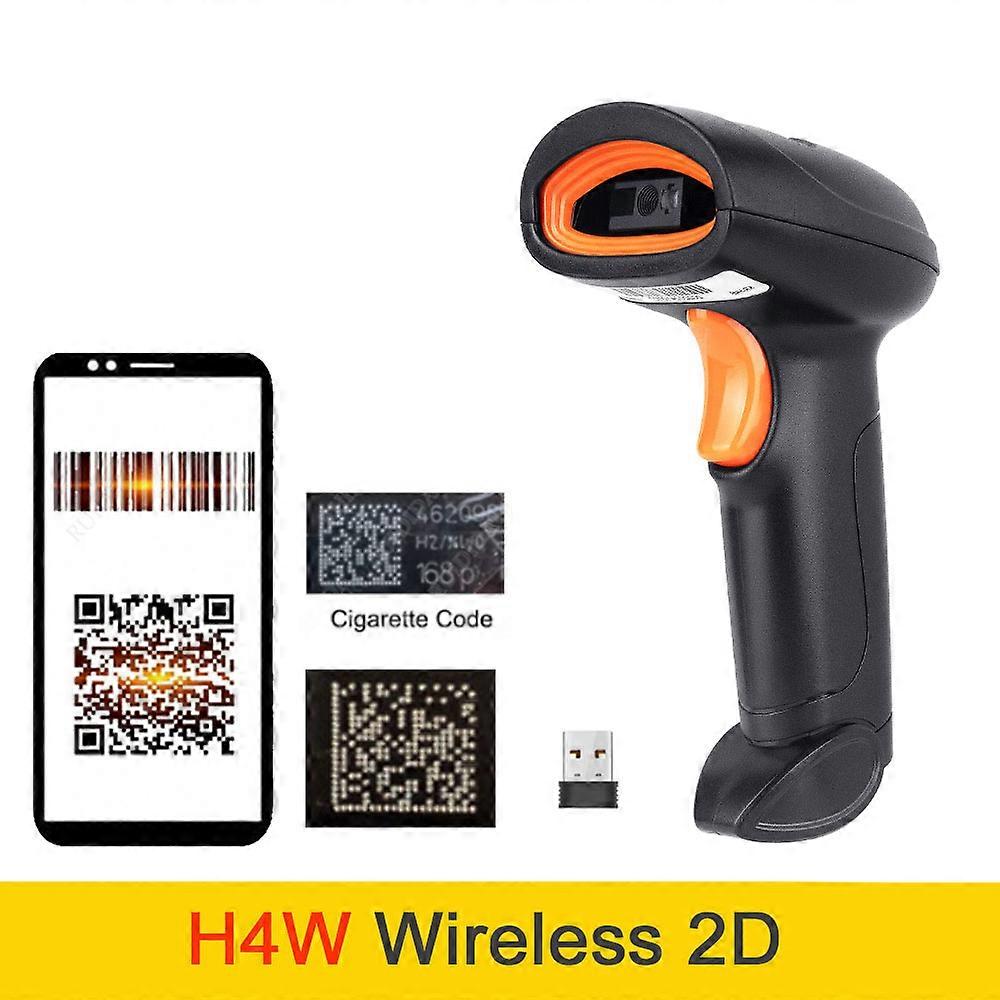 Holyhah Barcode Scanner 1D 2D QR Bluetooth Barcode Reader Wireless wired Laser Bar Code Scanner PDF417 Desktop Scanner