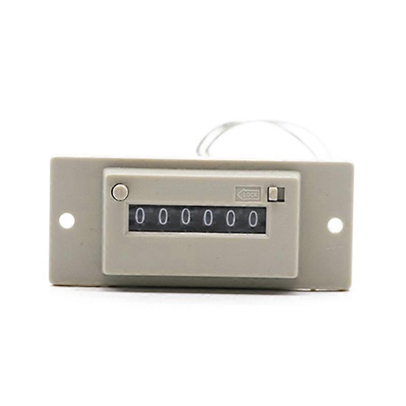 6 Digit Electromagnetic Pulse Counter Tool AC220V