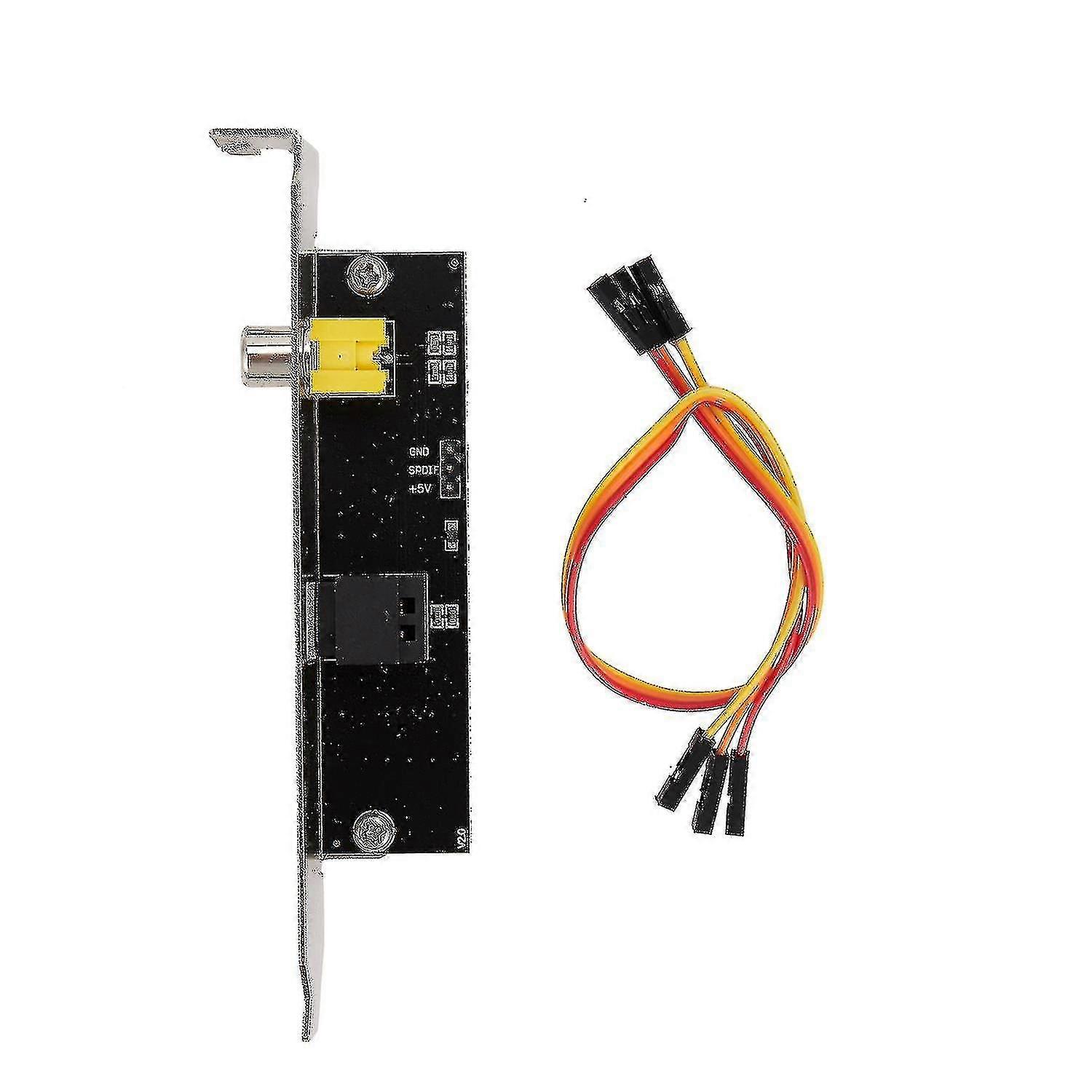 Optical Fiber Coaxial Digital Sound Card Baffle Dac Dts Decoder