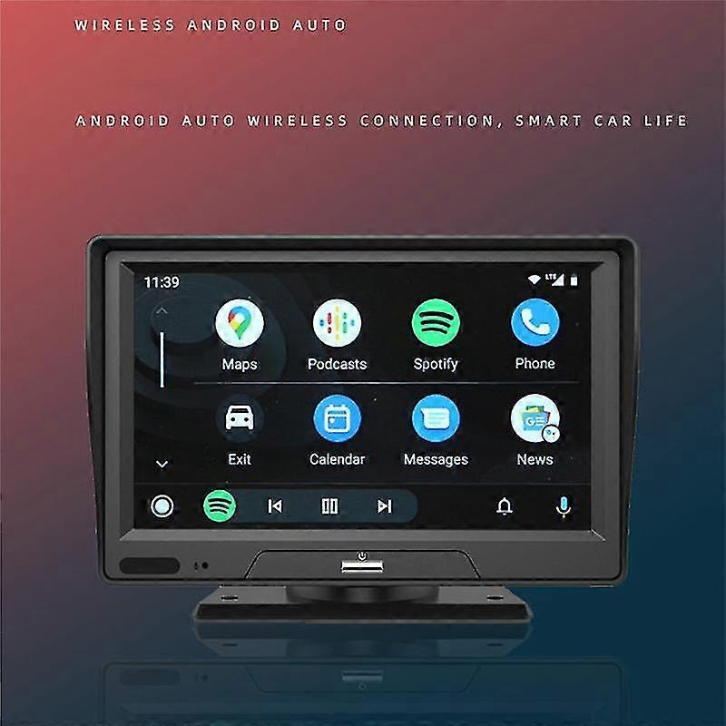 Wireless Carplay Android Auto 7 Inch Screen Radio Backup Camera Tooth Wifi For