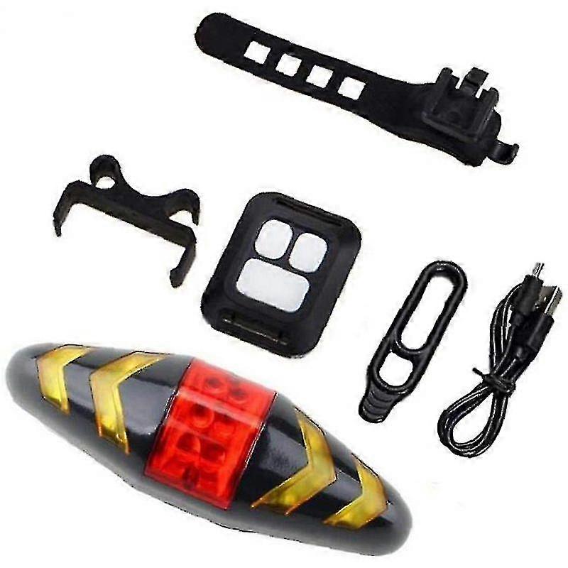 Bicycle Tail Light Turn Signal, Waterproof Bicycle Rear Light Brake