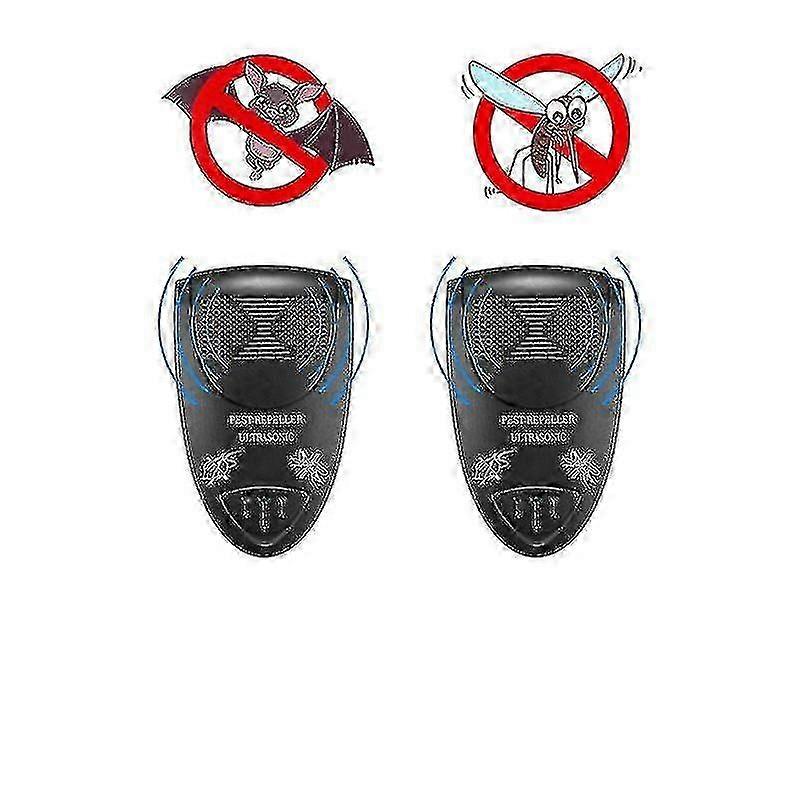 Convient pour 2pcs répulsif à chauve-souris à ultrasons Pack de se débarrasser des chauves-souris en 72 heures Best-seller-Yvan