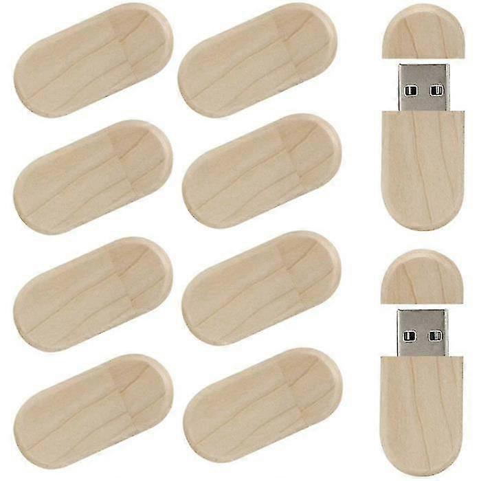 10 Pack 128GB Houten Usb Flash Drive, USB Stick 128GB USB Stick 128GB USB Stick Usb Stick Pack Van 10, USB Flash Drive voor Bruiloft-fotograaf