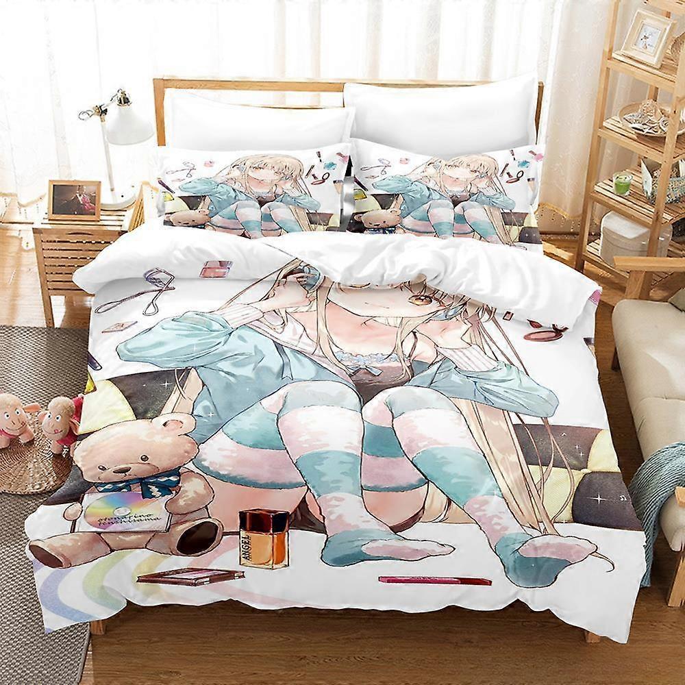 a1139 ملاءات السرير الجديدة الملاك المجاور يفسدني مجموعة الفراش الفاسدة مجموعة سرير مفردة مزدوجة بالحجم الكامل مجموعة غطاء لحاف غرفة نوم طفل بالغ مجموعة ملاءات السرير iip1