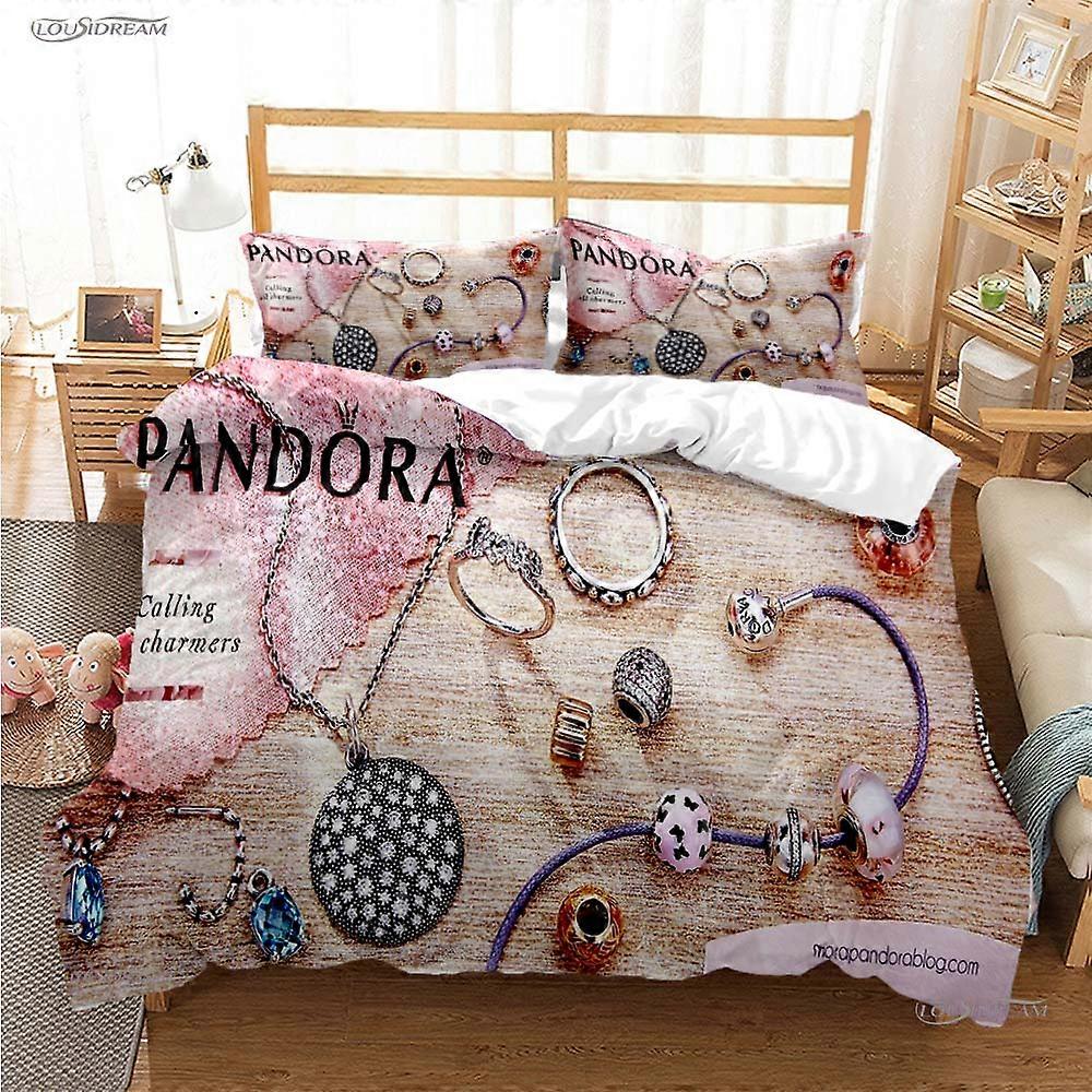 a1467 Draps de lit Mode moderne Luxe P-Pan-Brand Bijoux Housse de couette Ensembles de literie Housse de couette douce et taies d’oreiller Enfant Simple / Double / Queen / Lit Shee