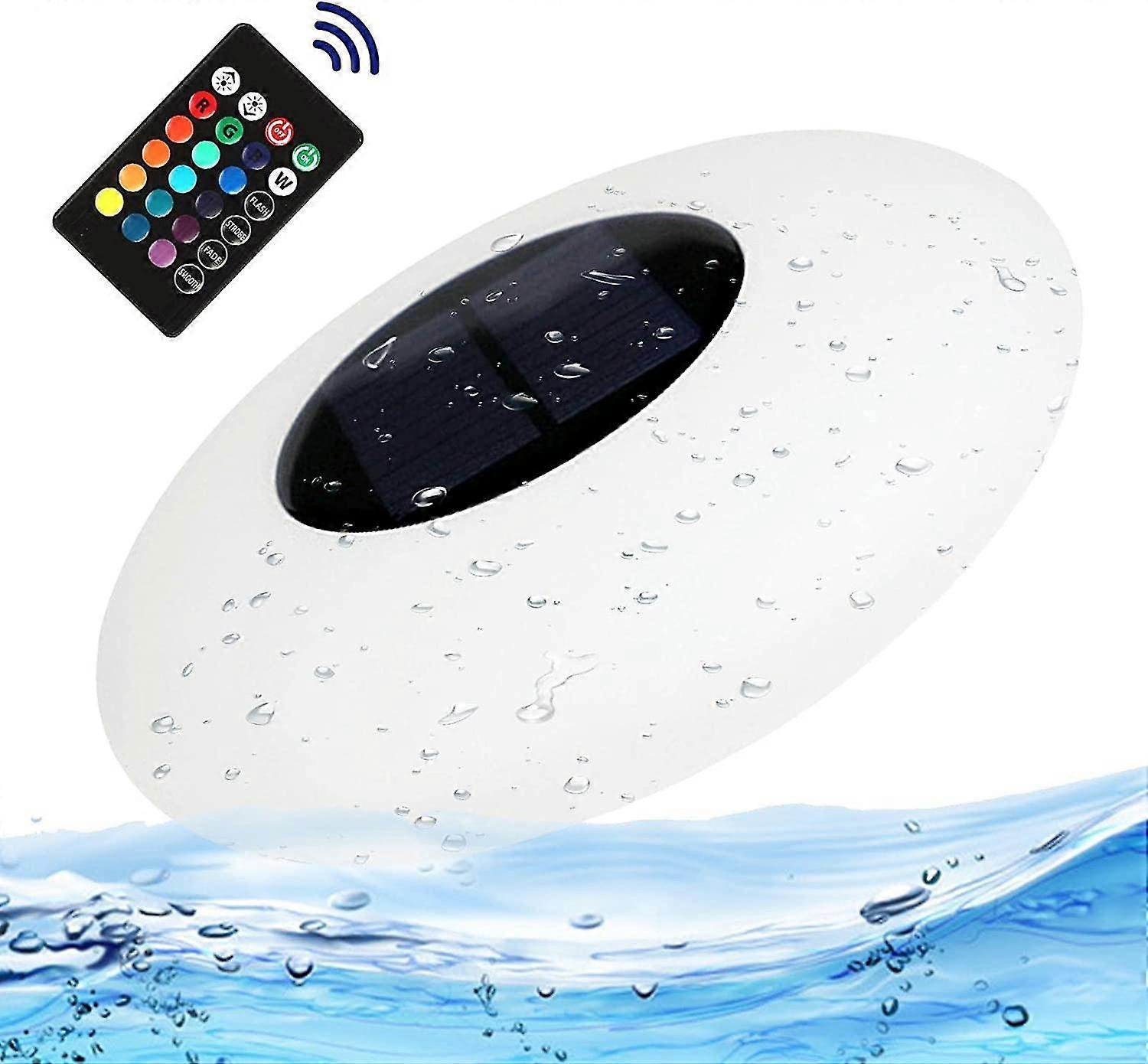 Luci solari galleggianti per piscina - Luci solari colorate per piscina - Luci impermeabili per piscina, luci per piscine fuori terra, luce notturna per Par