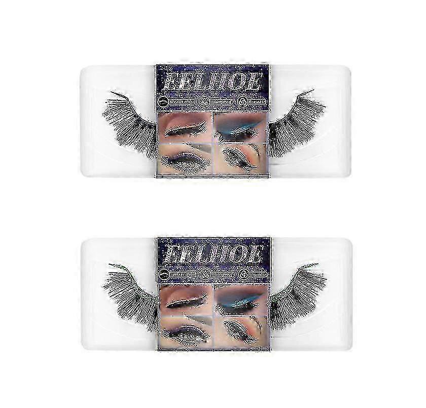 Eyelashes Eyeliner Self-adhesive False Eyelashes Soft Natural Curly Thick False Eyelashes Eyeline