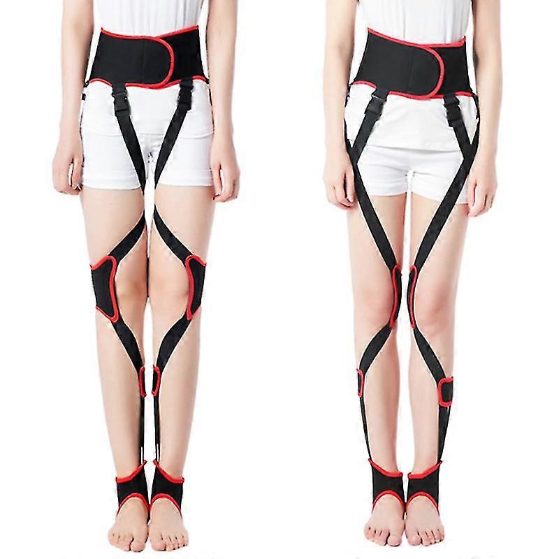 חגורת תיקון רגל למבוגרים סטודנט סטודנט תיקון רגל חגורה עגל רצועה ישר רגל מתקן