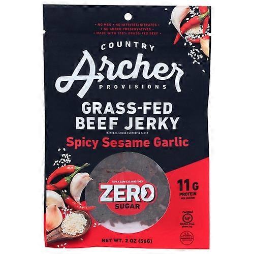 Country Archer Jerky Bf Spcy 芝麻芝麻 Grlc,2 盎司