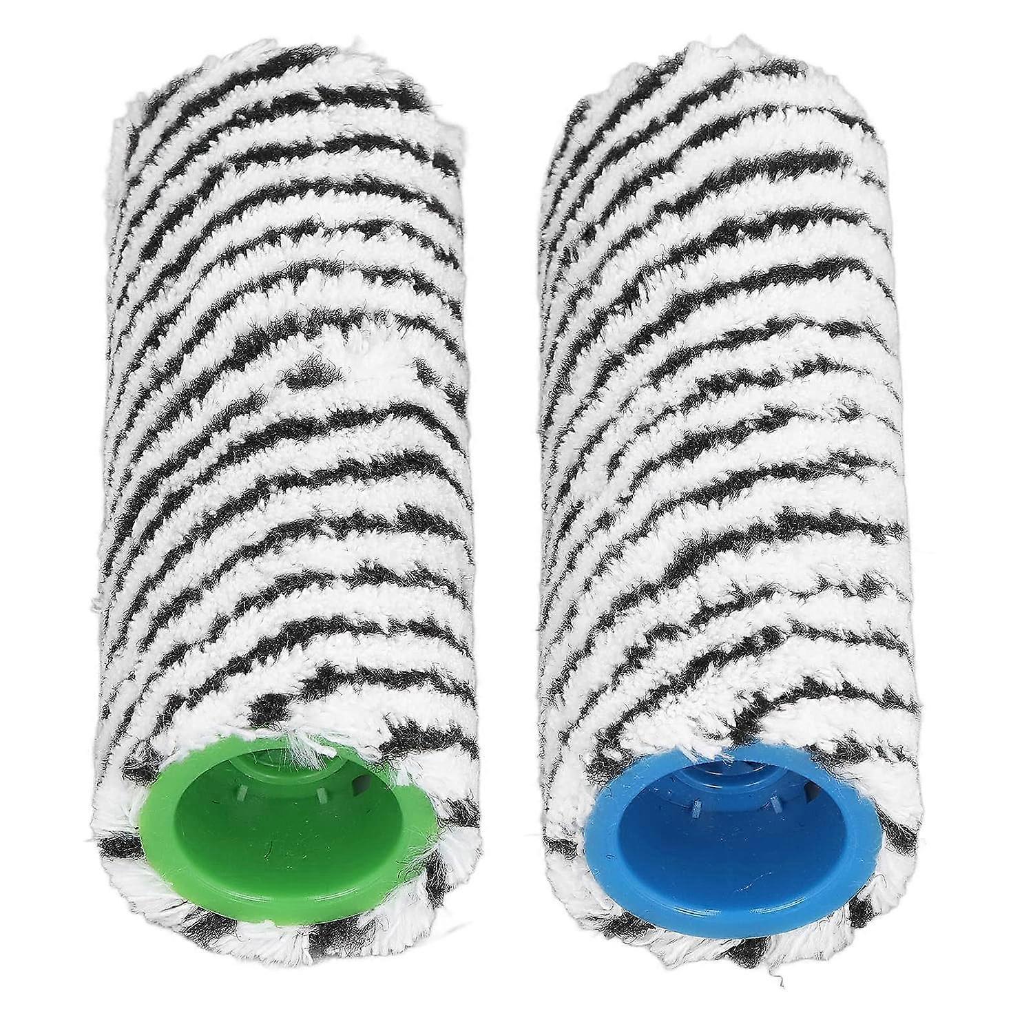 Replacement Brush Roller, Wet Dry Dual Use Rotation Washable Floor Cleaning Roller Efficient Cleaning for Karcher FC3 FC3D FC5 FC5D FC7 (Black)