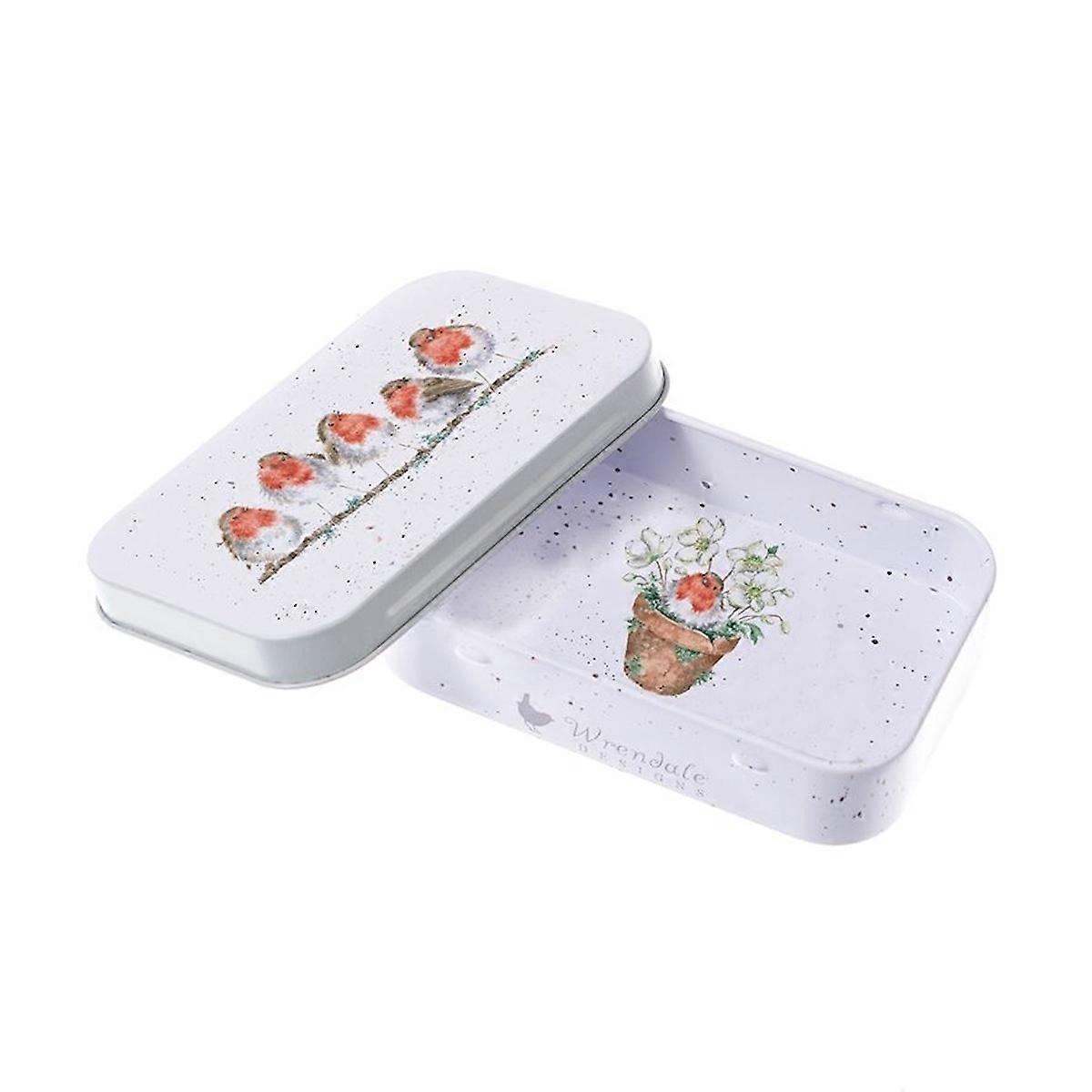 Wrendale Designs Illustrated Mini Trinket Tins - Robin