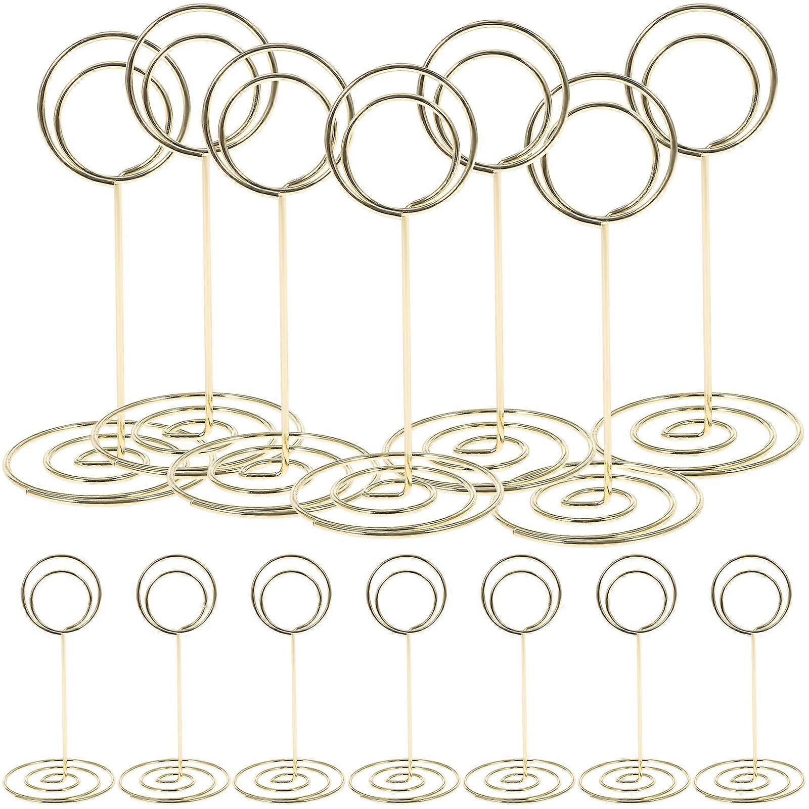 20pcs Party Table Number Holders Place Cards Clips Shop Price Label Tag Holder