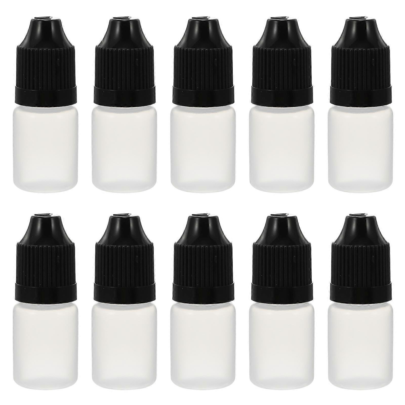 20pcs 5ml Eye Liquid Empty Dropper Bottles Plastic Squeezable Dropper Bottles