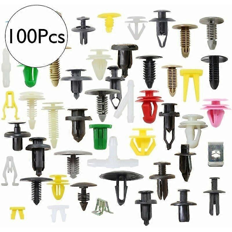 100Pcs Healwe Auto Hybrid Snap Fastener Screws Gift