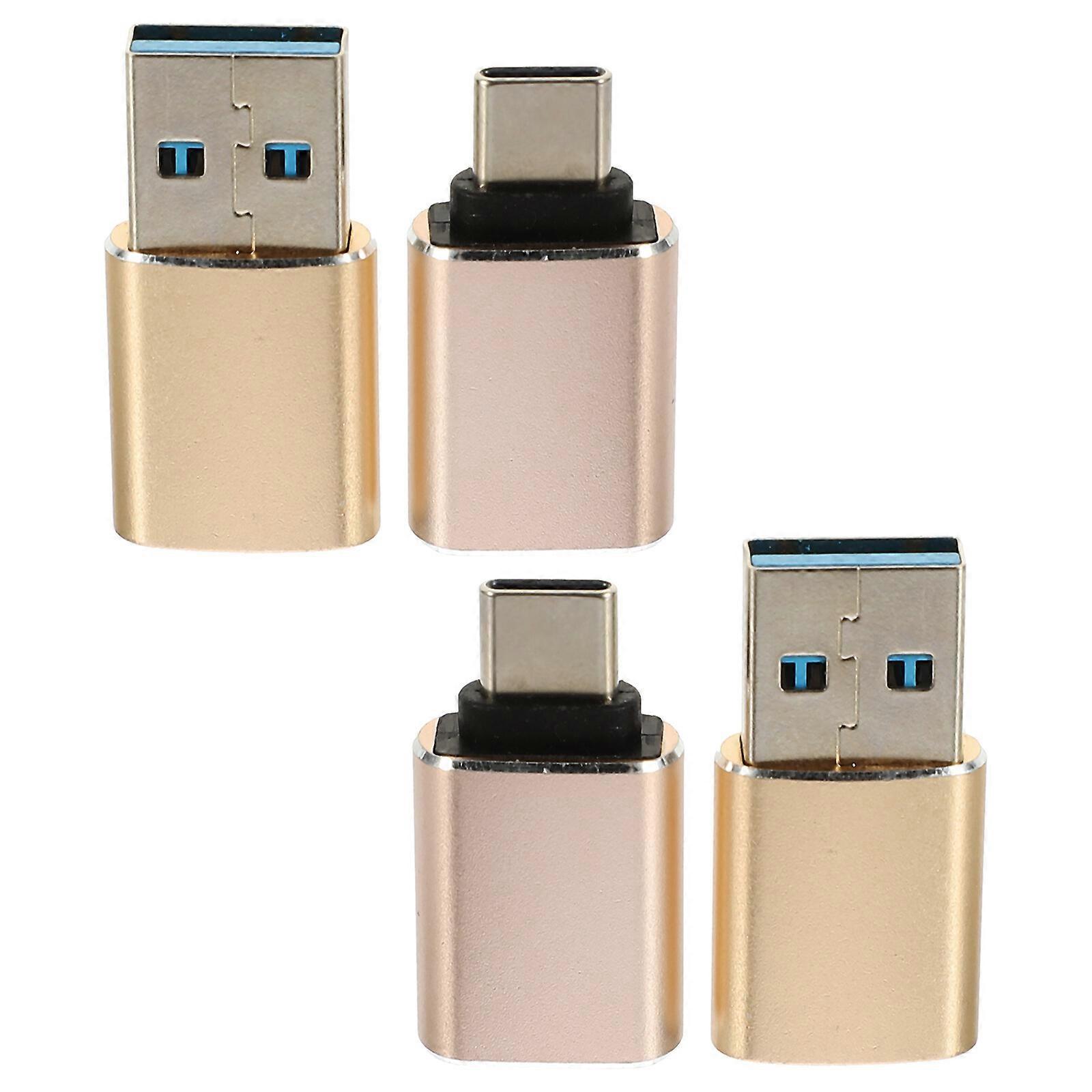 4pcs USB-C to USB Adapter OTG Adapter USB 3.0 to USB Type-C Converter Supply