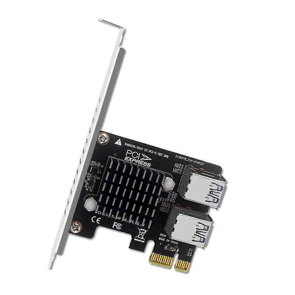 PCIE Riser 1X to 1X Graphic Extension for GPU Mining Powered Riser Adapter Card