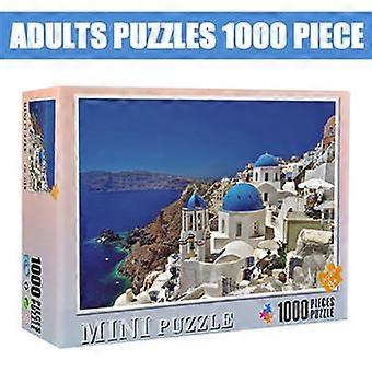 1000 piece puzzle City of Oia, Greece Paper material 2 mm