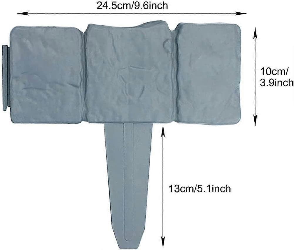 Bordo Aiuole In Plastica Effetto Pietra - 5m Flessibile Per Giardino - Foto 11