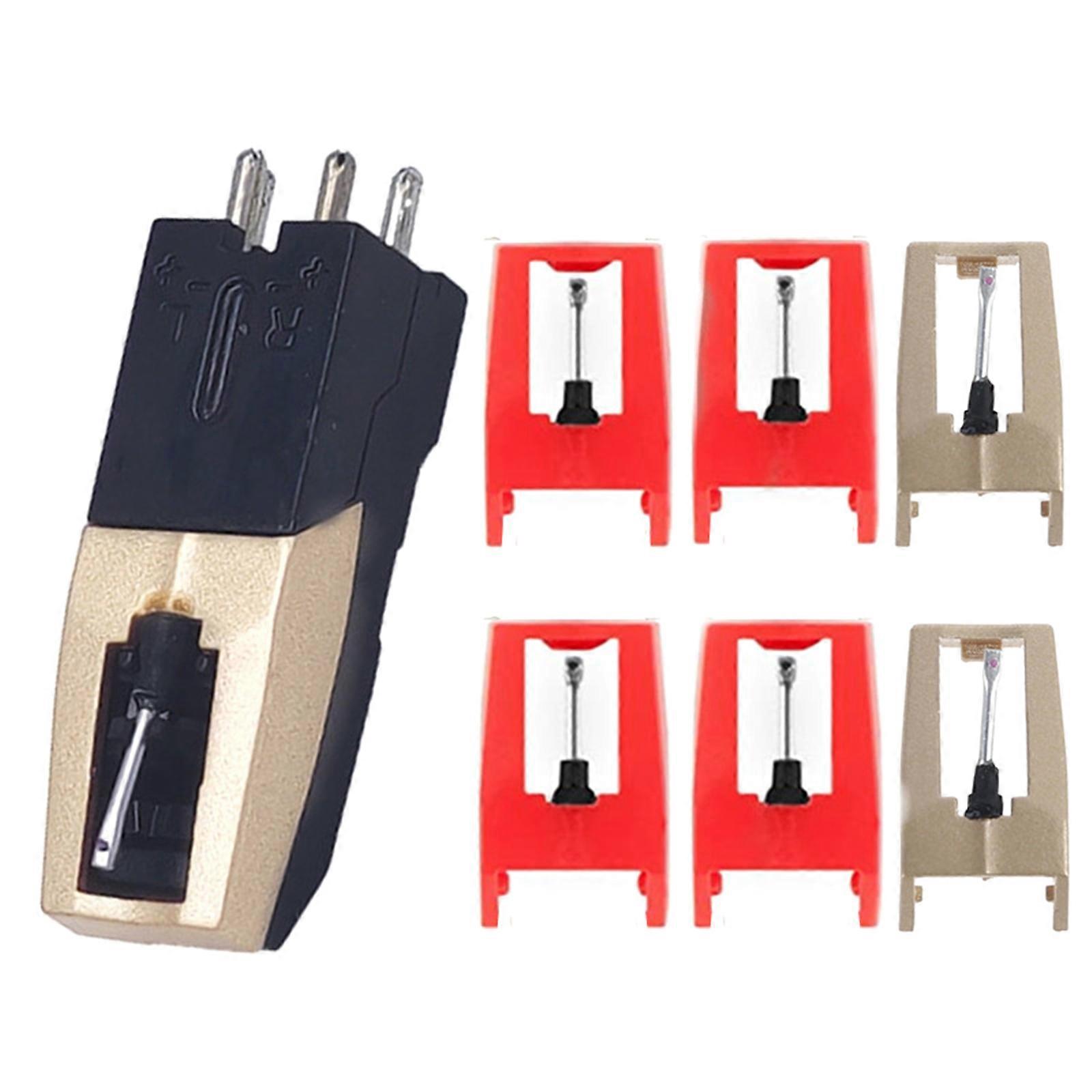 7-Piec Replacement Stylus Record Needle Phonograph Gramophone For LP Turntable
