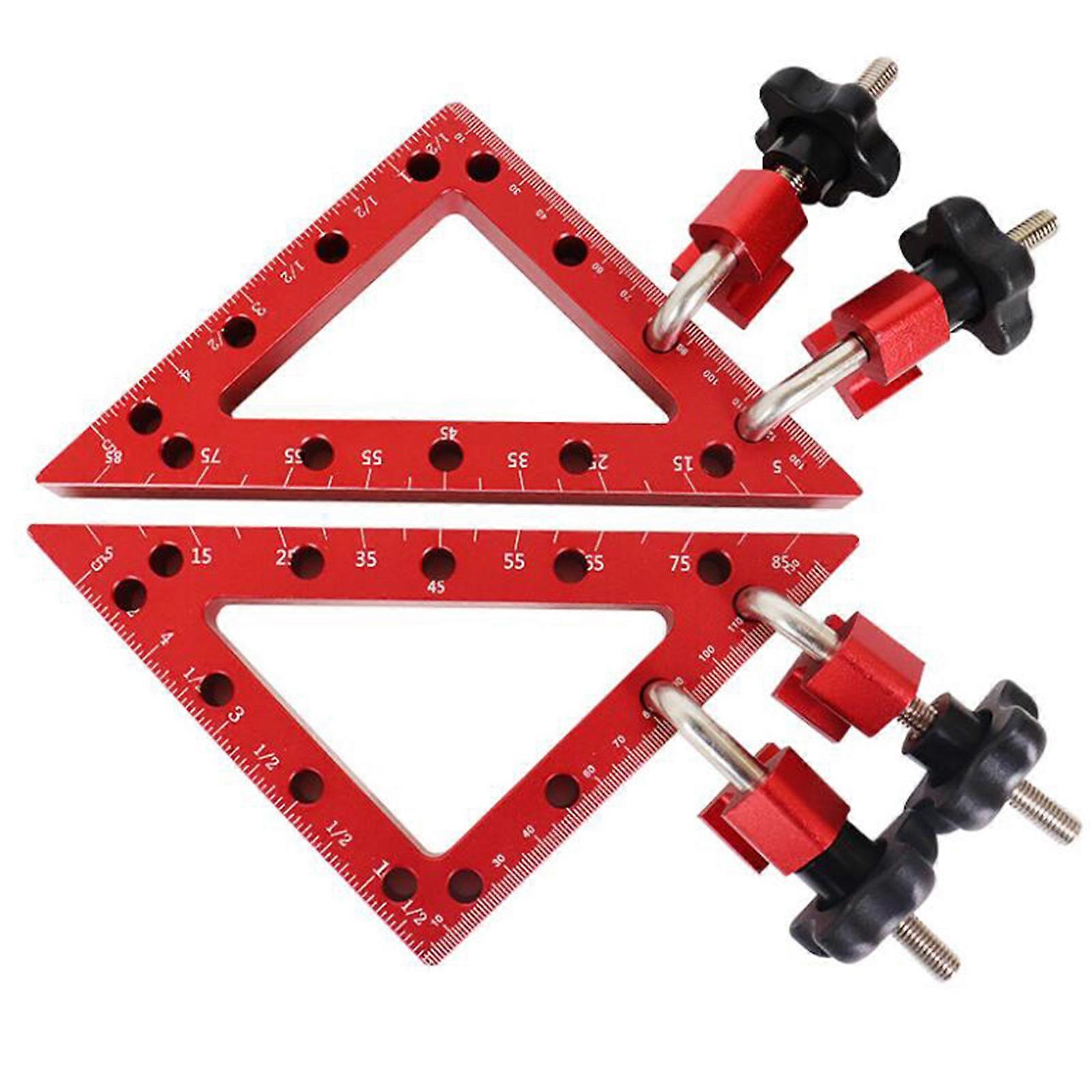 Right Angle Clamps 90 Multi-angle 150mm Woodworking Ruler Positioning Squares
