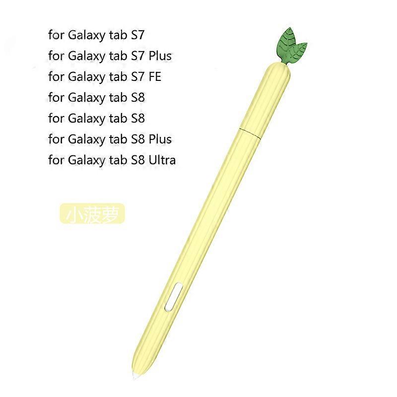 Candy Color Case for Samsung Galaxy Tab S8 S7 Plus Ultra FE Touch Pen Sleeves Soft Cover Protector For Samsung Tab S8 StylusCute