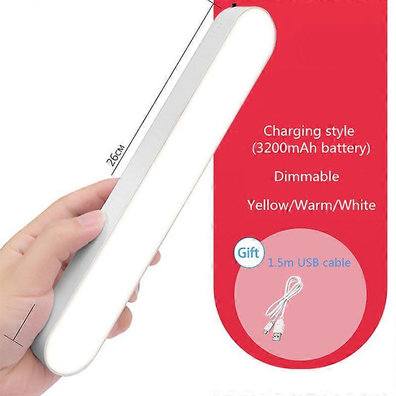 Magnetic LED Night Light with Remote Control, USB Lamp, Table Lamp, Office, Study, Reading, Bedroom Bedside