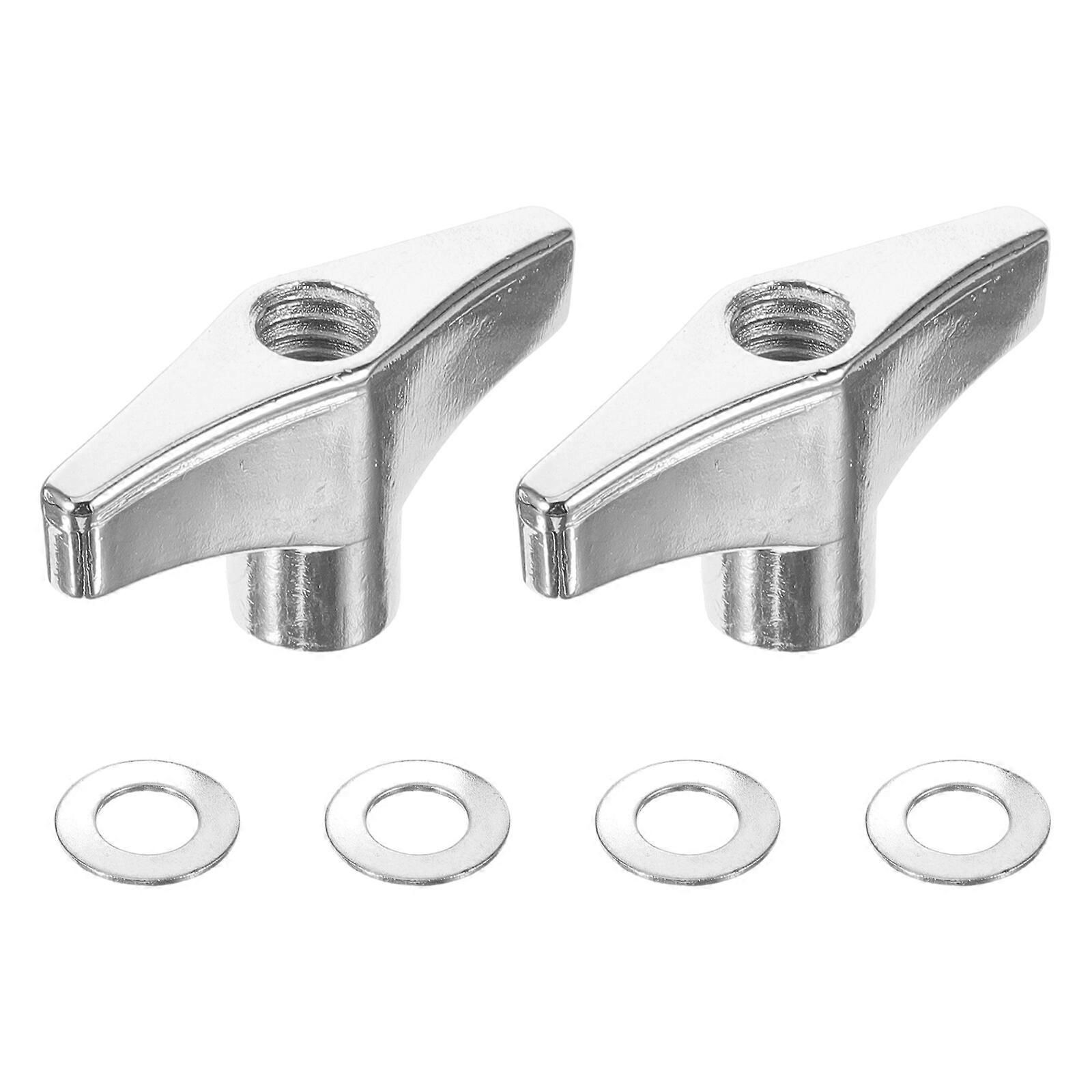 1 Set Wing Nut Hand Tighten Fastener Butterfly Screw Fastening Nut Part Accessory