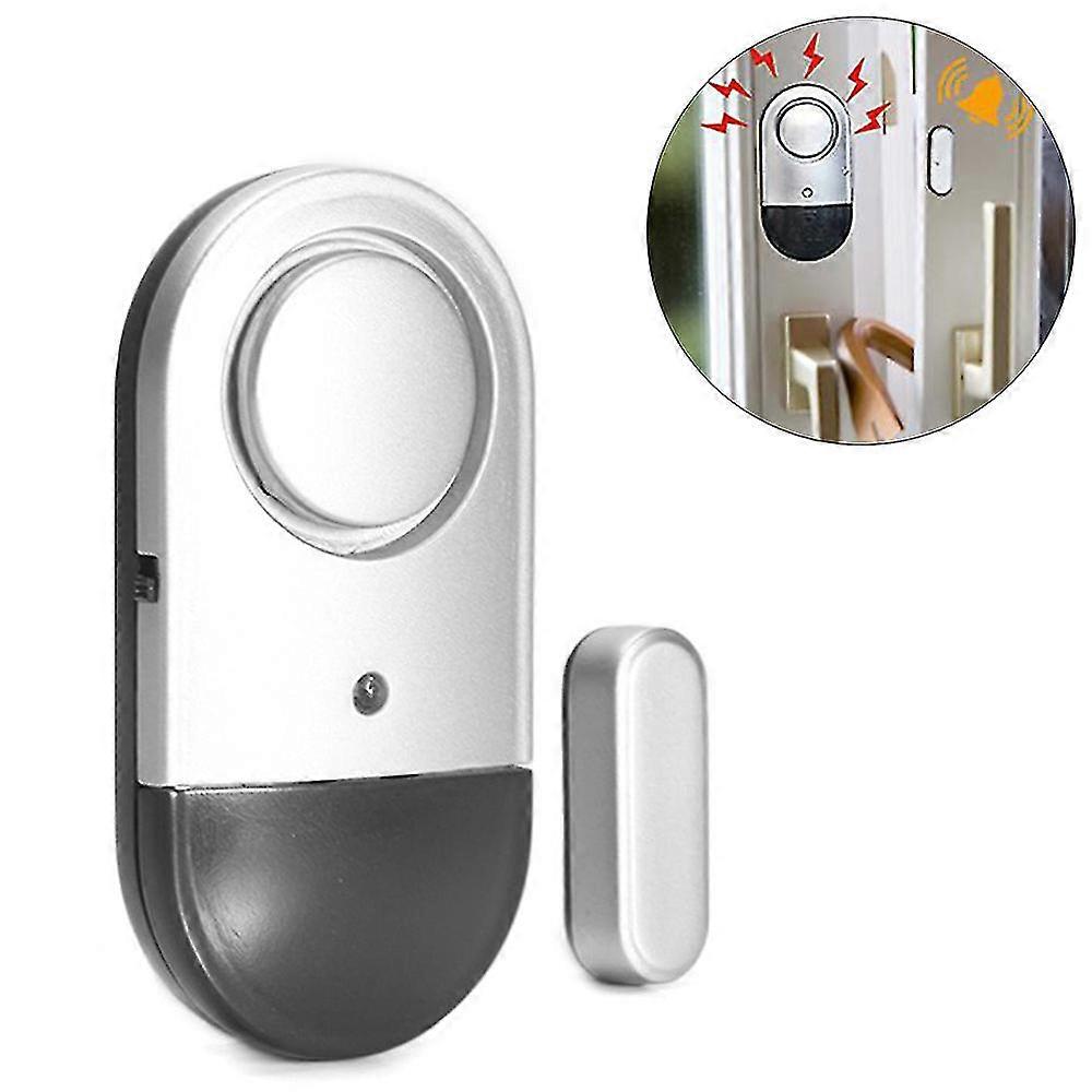 1/2/4pcs Mini 125db Door And Window Alarm Sensor Contact Sensor Alarm For Home And Property Security