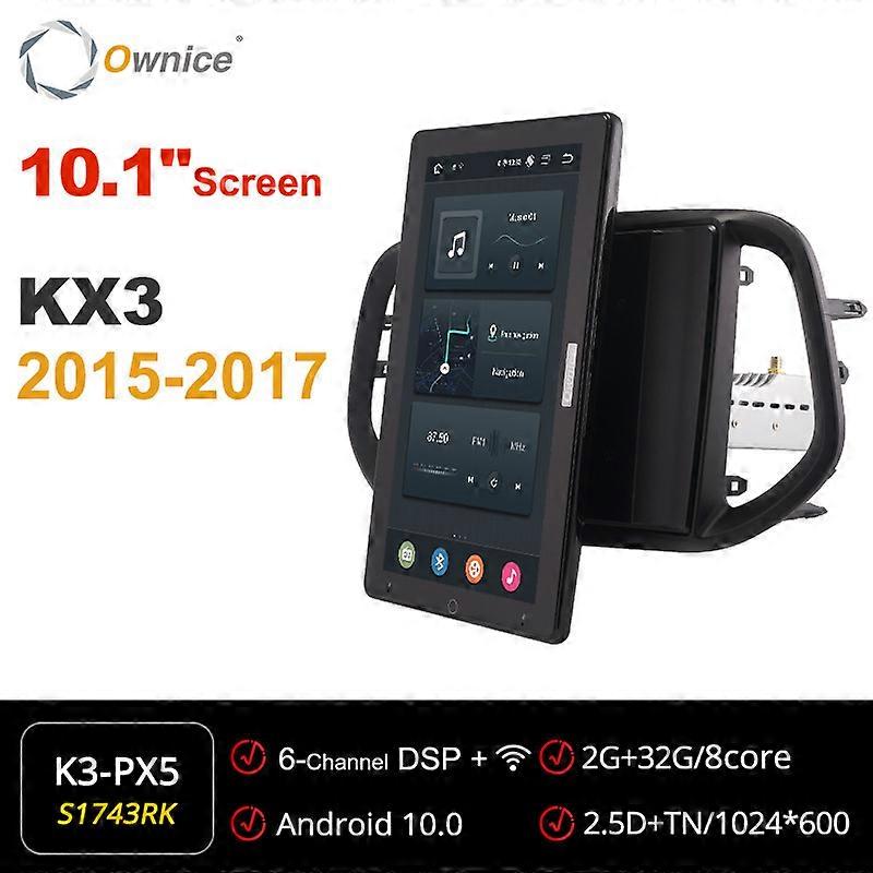 Tesla style PX6 13.3" Android 10.0 Car DVD Player Auto Rotatable 1920*1080 IPS Navigation GPS For Kia KX3 2015 - 2017 Car Radio