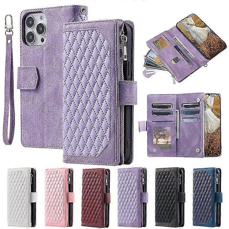 Case for GIphone 14 Pro Max/14 Pro/14 Plus, Notebook Type Stylish Sparkling PU Leather Mobile Phone case, Shock Absorption Popular Full-face Protectio