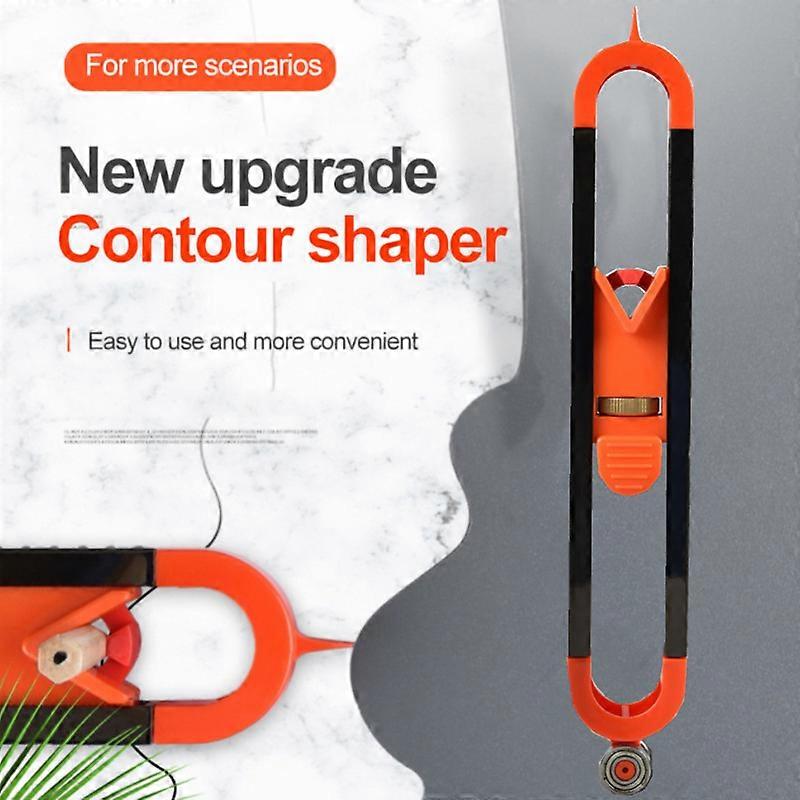 Versatile Contour Profile Gauge Duplicator Shape Measurement Copy Extractor Floor Tile Laying Carpet Cutting Drawing Tool Home