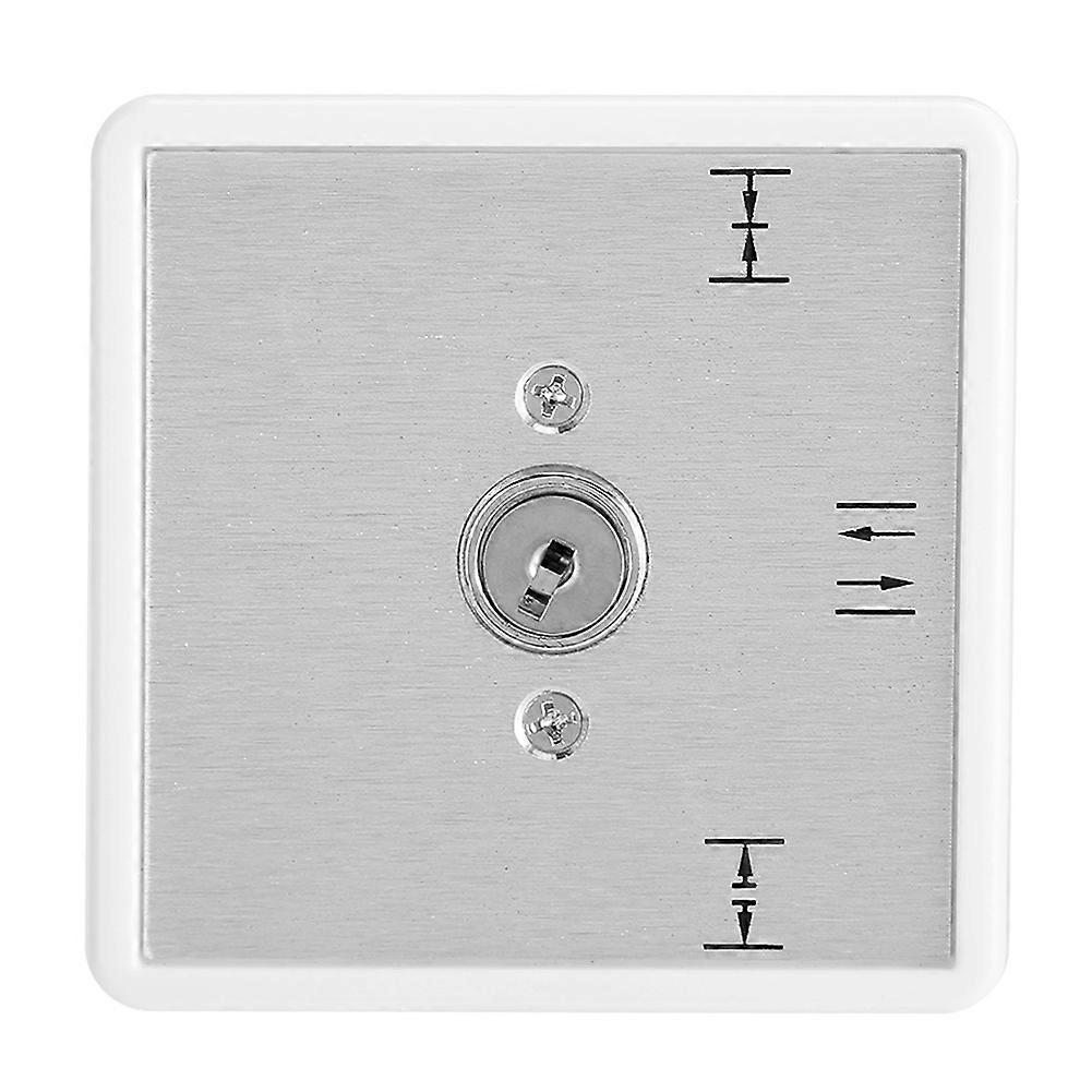 3 Position Key Switch for Automatic Doors, Aluminum Alloy, 80x80x45mm
