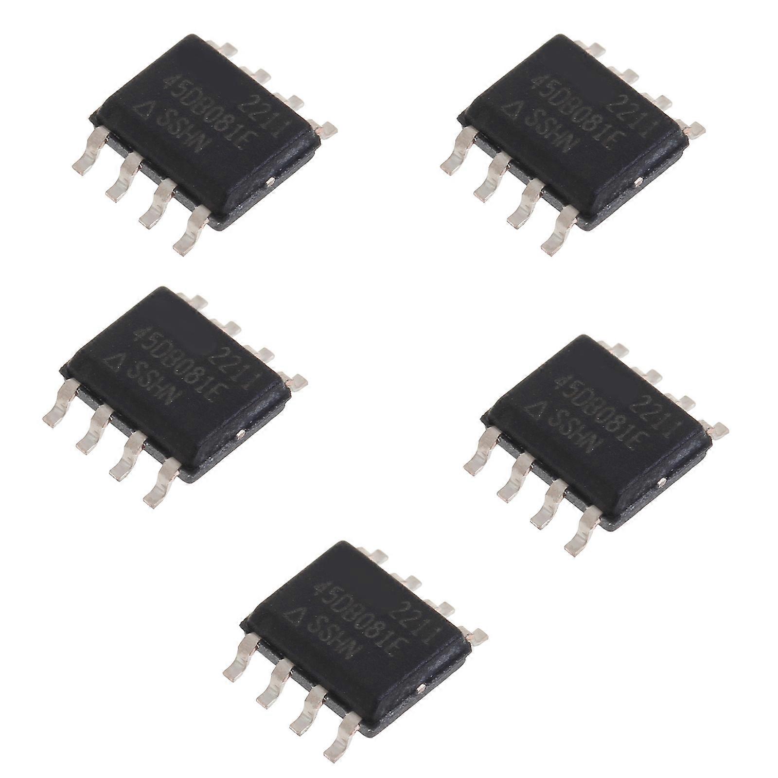  5Pack SOP8 Serial Flash Memory Chip AT45DB081E-SSHN-T SOP8 for Program Code