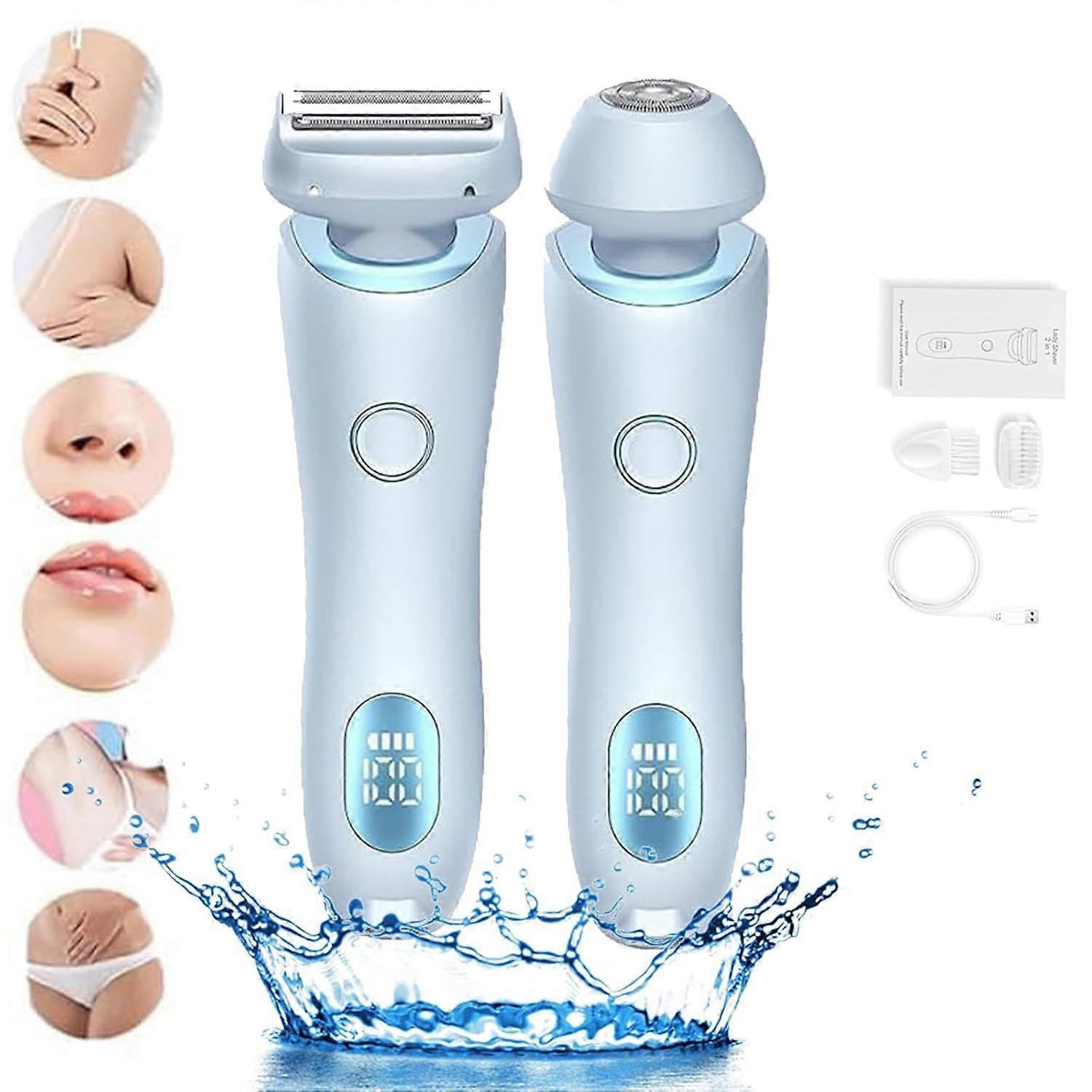 2 in 1 Electric Shaver Razor For Women, Private Parts Elegance Portable Shaver