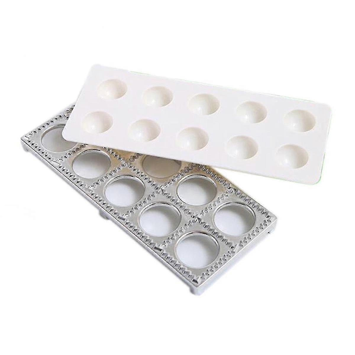 Italian Pasta Mold Ravioli Tray Plate Pin Square Edges Frame For Perfect Attachment And Shape Large