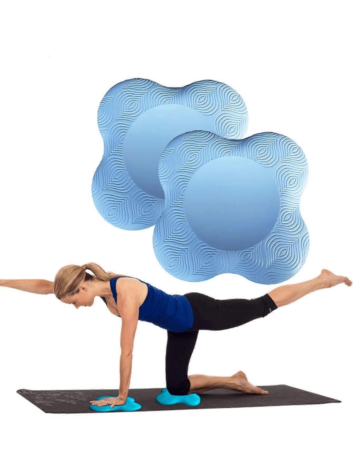 1kpl naisten paksu kannettava jooga- ja kuntomatto, kyynärpää- ja polvisuoja