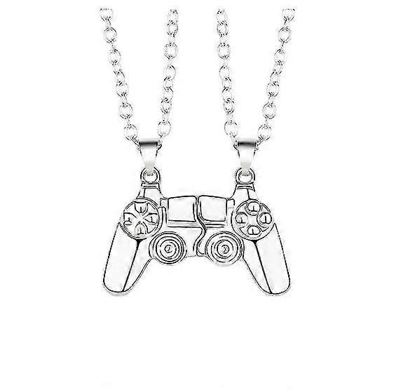 Necklace ,Lovers Couples Gamepad Magnetic Game Controller Necklace Pendant Chain Valentine's Day Gifts Multi-color Optional