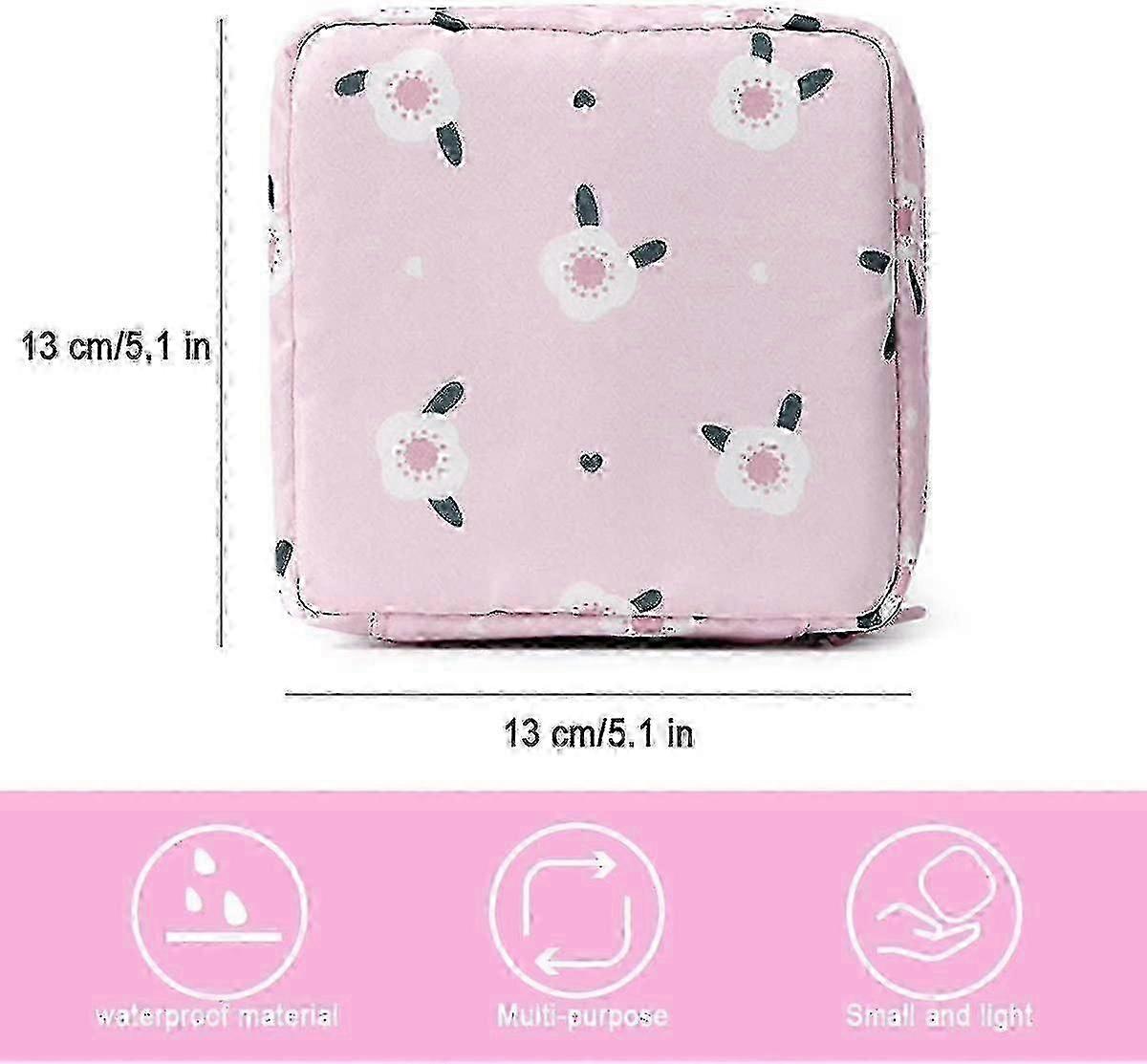 2 Pcs Sanitary Napkin Storage Bag, Menstrual Cup Bag,nylon Portable Sanitary Napkin Bag