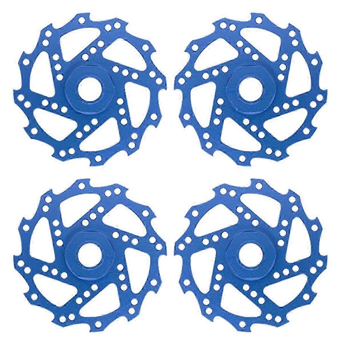 4pcs Brake Disc Wheel Hex Hub Adapter 17mm For Arrma 1/7 Infraction Limitless Felony 1/8 Rc Upgrade Parts Blue
