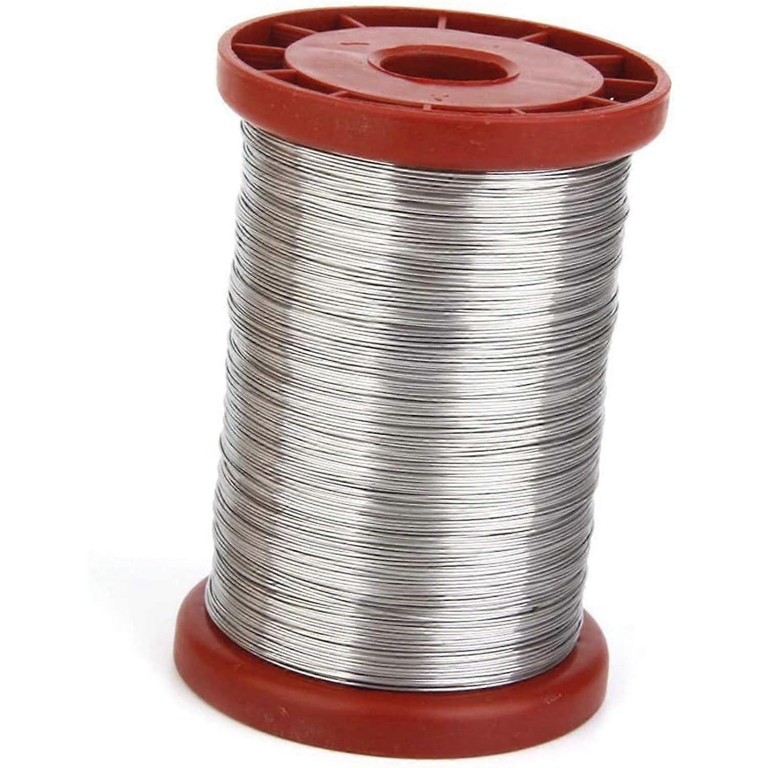 Beehive Frames Beekeeping Equipment Stainless Steel Wire,0.5mm Outer Stainless Steel Beekeeping Wire Stainless Steel Frame Wire for Beehive Frames Too