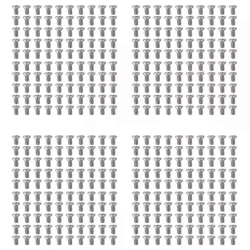 M3 X 6Mm Phillips Flat Head Countersunk Bolts Machine Screws 400Pcs