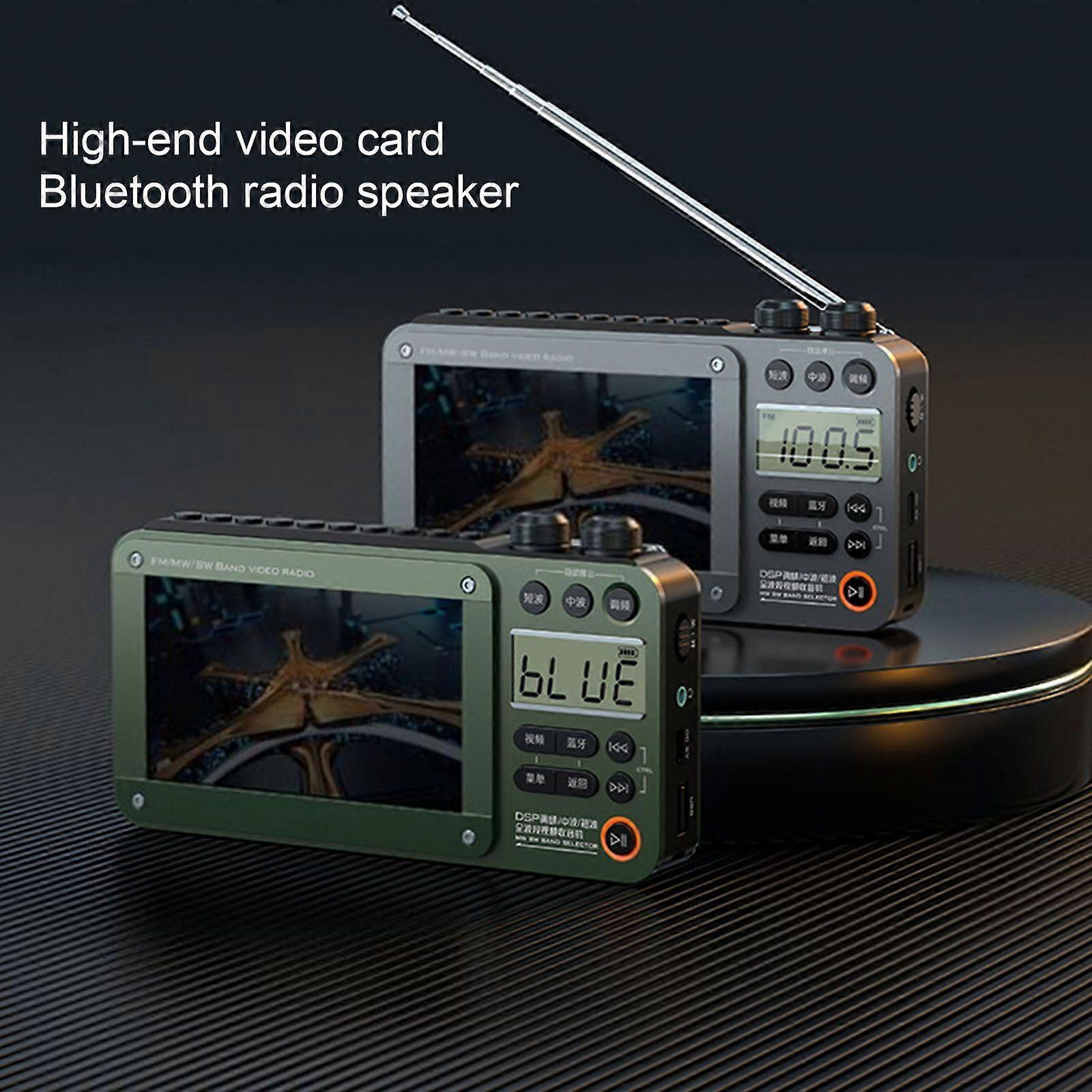 High-End Video Plug-In Bluetooth Pocket Full Band Radio Personal Am Fm Support