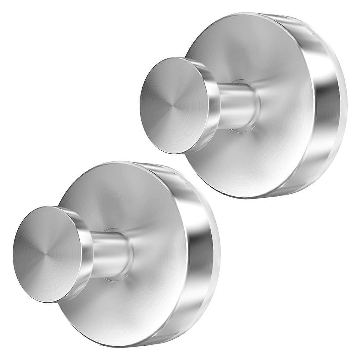 2PCS Suction Cup Hooks for Shower, Wall Suction Cup Hooks No-Drill Hooks for Bathrooms Wall, Glass Door, Mirror