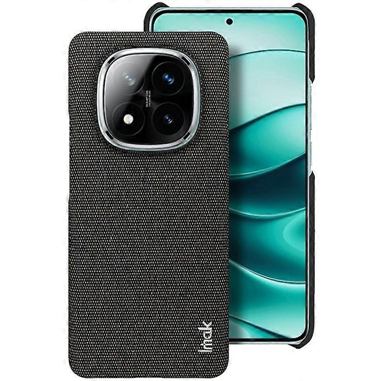 IMAK Ruiyi Series Compatible For Xiaomi Redmi Note 14 Pro+ 5G Case Fabric Texture Leather+PC Phone Back Cover