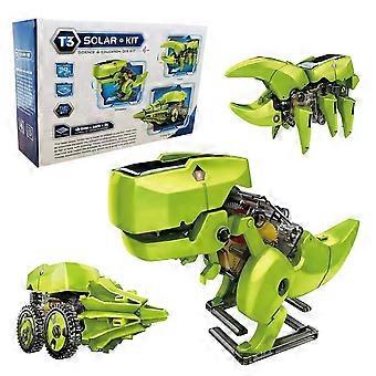 3-in-1 Solar Dragon Robot Toys for Kids - STEM DIY Building Kit for Ages 8-12 - Eco-Friendly Educational Gift