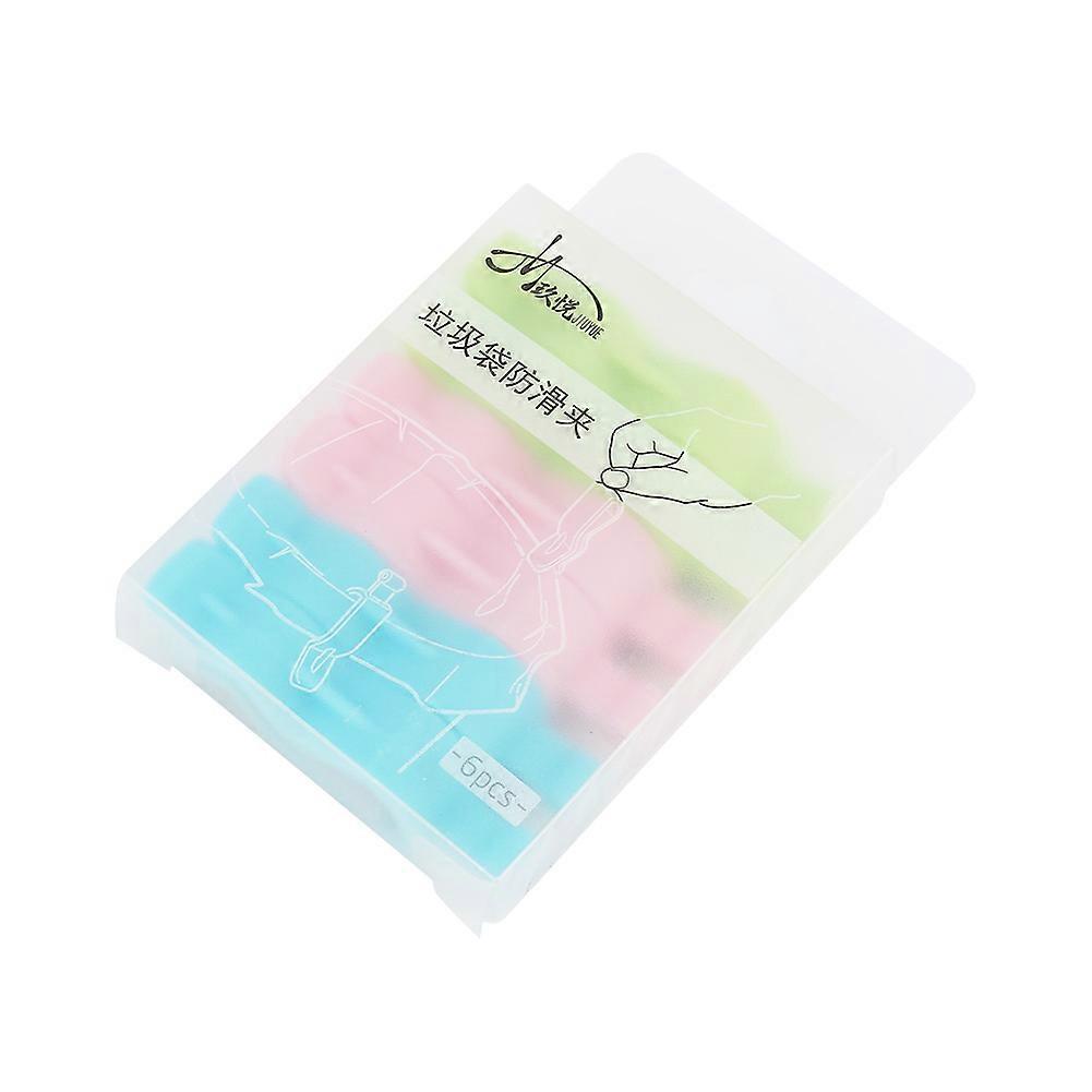 6PCS garbage bag Fixed Clip Clamp Holder For Garbage Can Trash Bag Hot