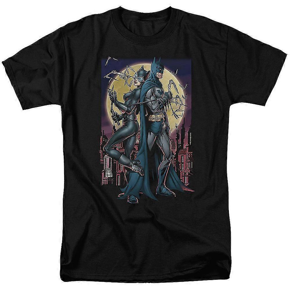 Macskanő és Batman póló