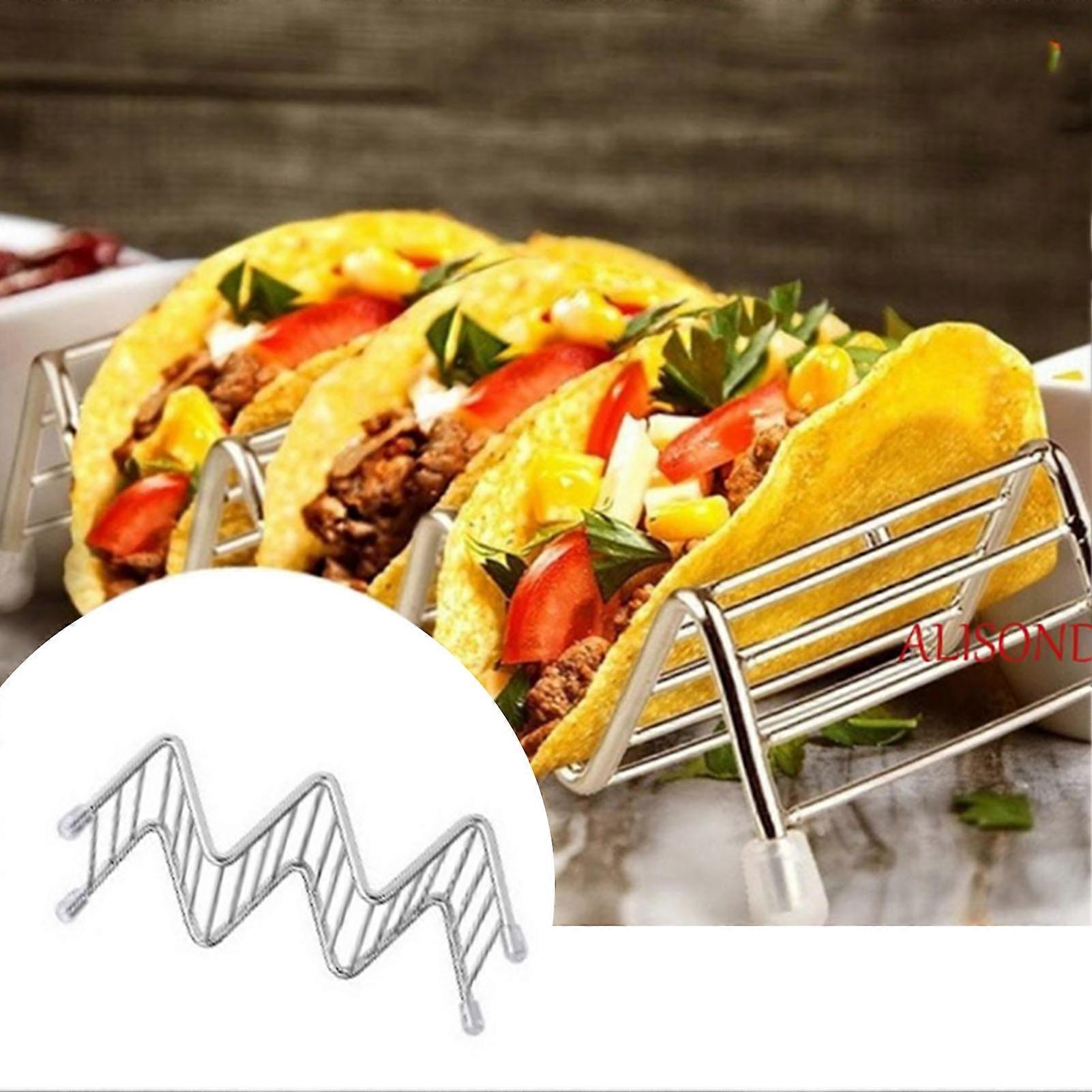 Stainless Steel V Shaped Taco Holder for Tacos, Spring Rolls | Fruugo NZ