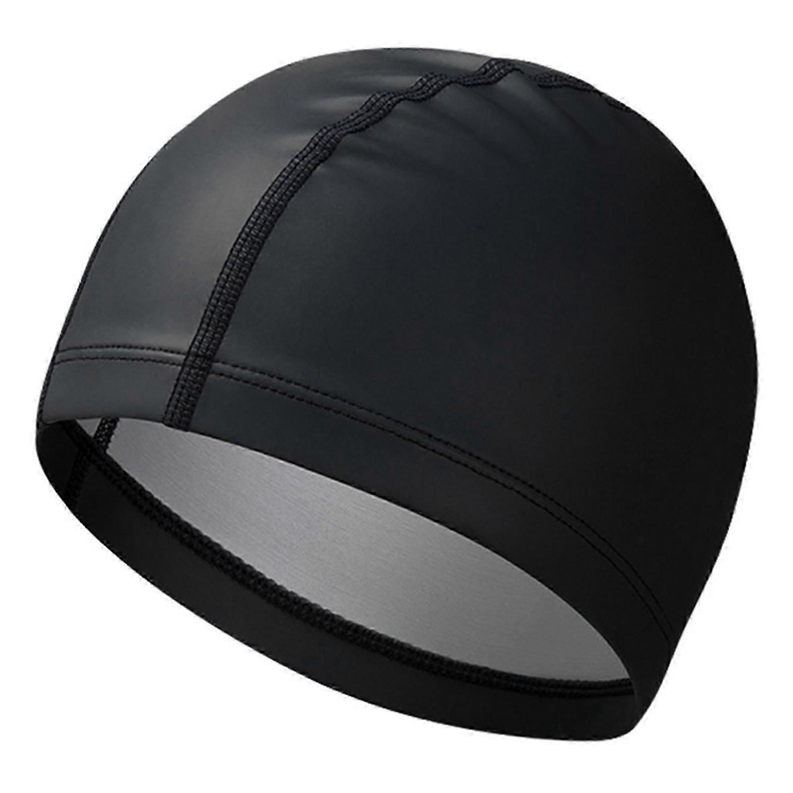 Soft Comfortable Waterproof PU Swim Cap High Elasticity for Adults